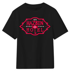 TV Hazbin Hotel 2024 Angel Dust Black Short Sleeve Shirt Outfits Cosplay Costume Halloween Carnival Suit