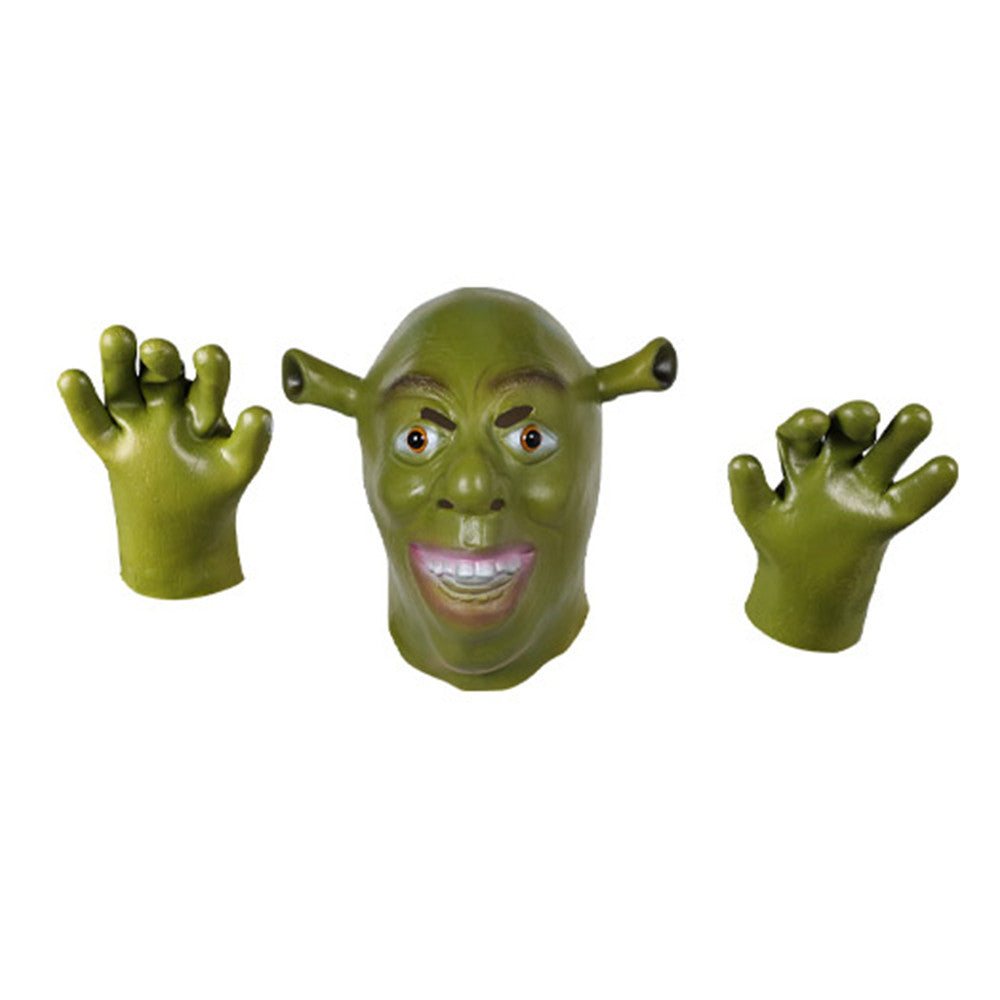 Movie Shrek - Shrek Mask Cosplay Latex Masks Helmet Masquerade Halloween Party Props