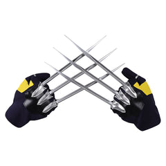 Movie Deadpool & Wolverine (2024) Wolverine Gloves Wristband Claws Cosplay Halloween Carnival Accessories Props