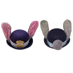 Zootopia Judy Hopps Cosplay Hat Cap Halloween Carnival Costume Accessories Gifts