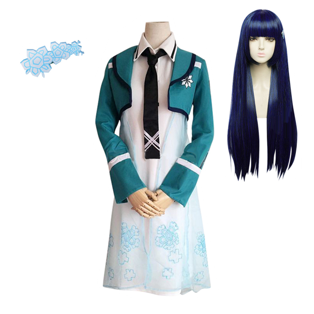 Anime The Irregular at Magic High School (2024) Shiba Miyuki White Dress Set Outfits Cosplay Costume Suit