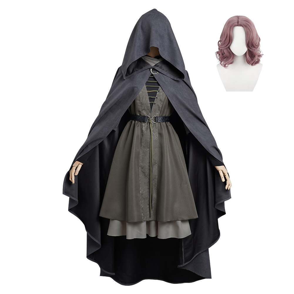 Game Elden Ring Melina Gray Dress Cosplay Costume Outfits Halloween Carnival Suit