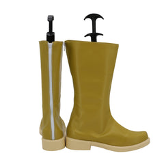 Anime One Piece Usopp Yellow Cosplay Shoes Boots Halloween Carnival Suit