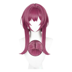 Game Honkai: Star Rail Kafka Cosplay Wig Heat Resistant Synthetic Hair Carnival Halloween Party Props