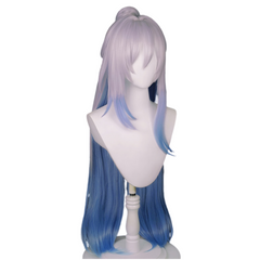 Game Honkai: Star Rail 2023 Jingliu White And Blue Wigs Cosplay Accessories Halloween Carnival Props