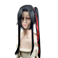 Anime Heaven Official's Blessing: Tian Guan Ci Fu Hua Cheng San Lang Black Wigs Cosplay Accessories