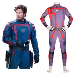 Guardians of the Galaxy Vol. 3 Star-Lord Cosplay Costume Jumpsuit Outfits Halloween Carnival Party Disguise Suit
