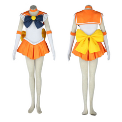 Anime Sailor Moon Aino Minako Yellow Dress Cosplay Costume Outfits Halloween Carnival Suit