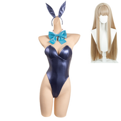 Game Blue Archive Asuma Toki Blue Bunny Girls Cosplay Costume Outfits Halloween Carnival Suit