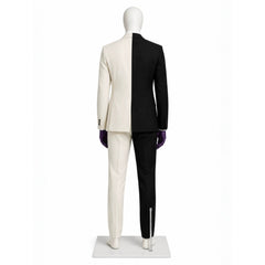 Absolute Two-Face Harvey Dent Half Black White Set Outfits Halloween Cosplay Costume