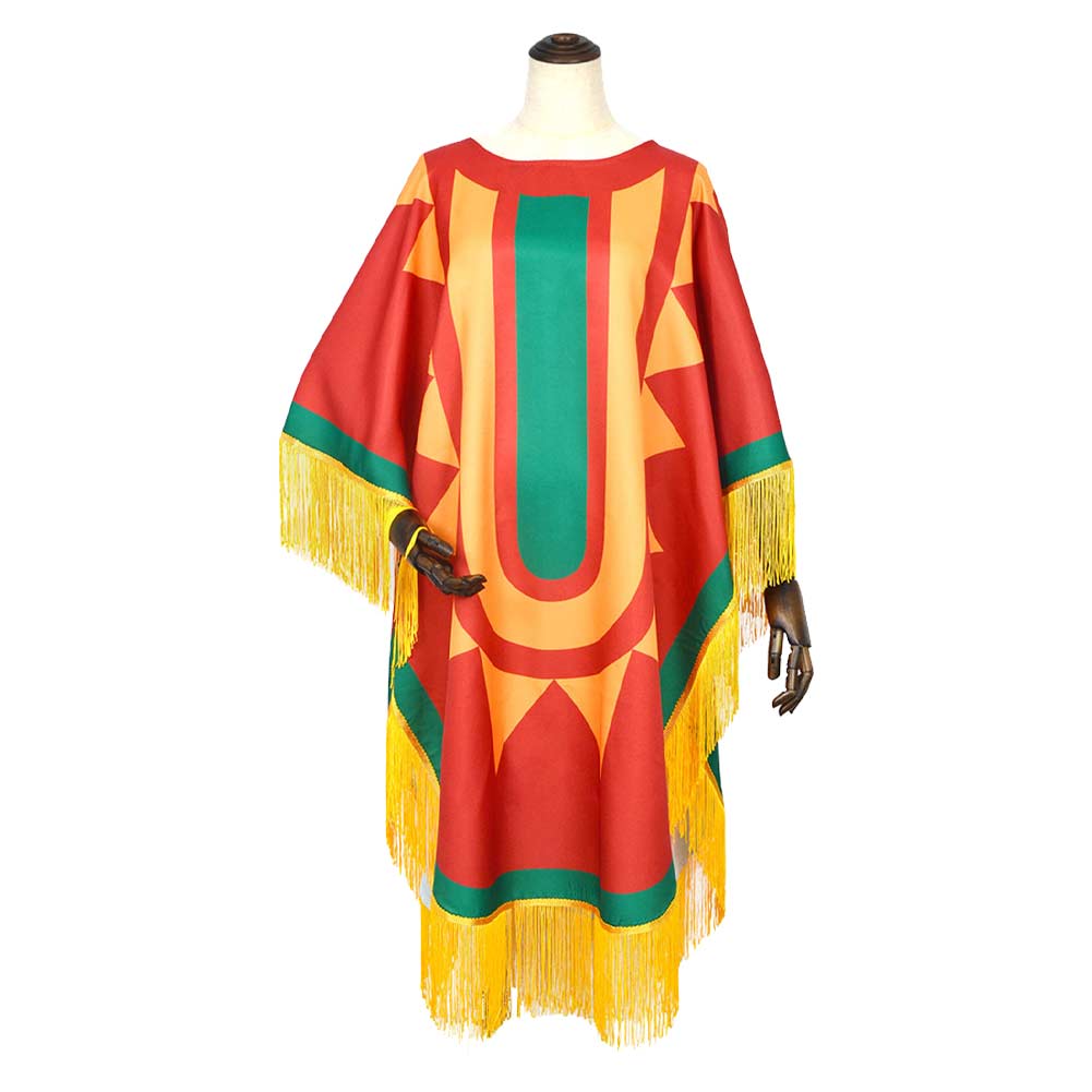 Adult Kids The Super Mario Galaxy Movie (2026) Tostarenans Red Green Cape Cloak Outfits Cosplay Costume