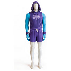 Adult Masters Of The Universe (2026) Skeletor Purple Hoodie Shorts Set Outfits Cosplay Costume