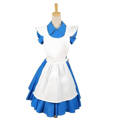 Alice In Wonderland Blue Alice Dress Costume Halloween Carnival Suit