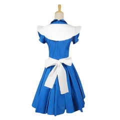 Alice In Wonderland Blue Alice Dress Costume Halloween Carnival Suit