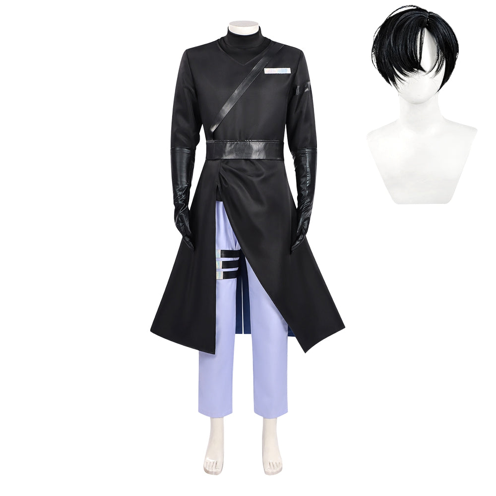 Alien Stage Ivan Black Set Black Sorrow Stage Performance Outfits Cosplay Costume Halloween Carnival Suit