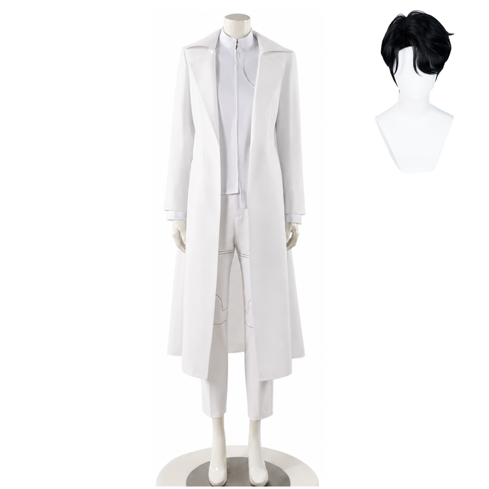 Alien Stage Ivan White Set Cure Stage Performance Outfits Cosplay Costume Halloween Carnival Suit
