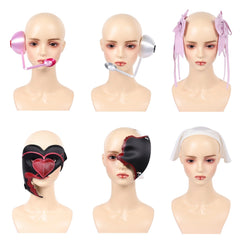 Alien Stage ZOMST Sua Mizi Headset Zombie Mask Hair Accessories Cosplay Props