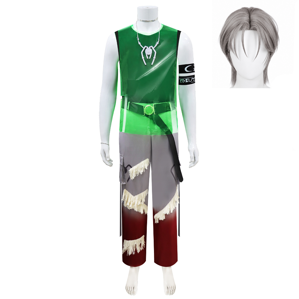 Alien Stage Till Blink Gone Green TPU Vest Performance Set Outfits Cosplay Costume