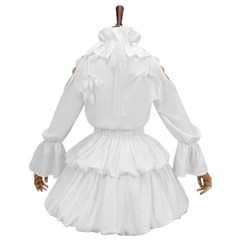 Alien Stage Young Sua White Dress Outfits Halloween Carnival Cosplay Costume Suit