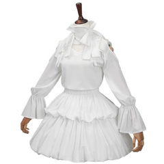 Alien Stage Young Sua White Dress Outfits Halloween Carnival Cosplay Costume Suit