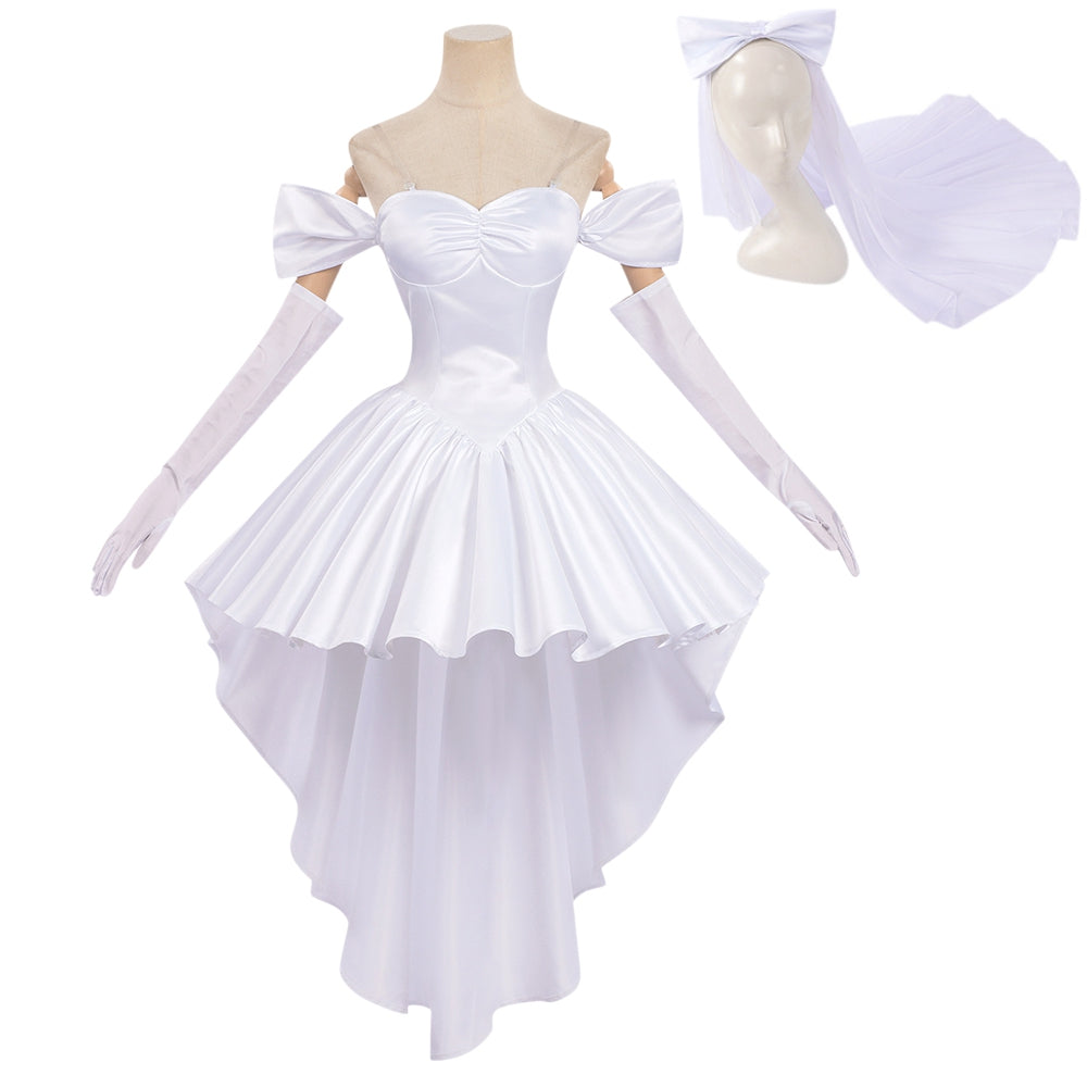 Alien Stage ZOMST Sua White Wedding Dress Set Outfits Cosplay Costume
