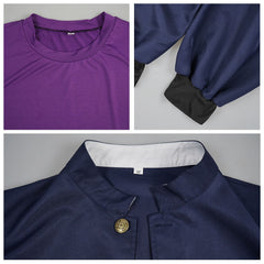 Aoi Toudou Blue Purple School Uniform Set Outfits Cosplay Costume