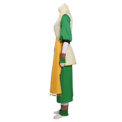 Avatar: The Last Airbender The Rift Toph Beifong Green Set Outfits Cosplay Costume