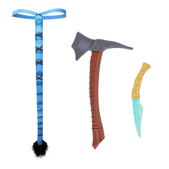 Avatar: The Way of Water Jake Sully Blue Tail Weapon Axe Knife Cosplay Accessories Props