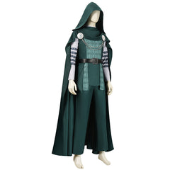 Avengers: Doomsday (2026) Doctor Doom Green Tunic Pants Cloak Set Outfits Cosplay Costume