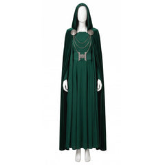 Avengers: Doomsday (2026) Latverian Witch Dress Cloak Outfits Halloween Cosplay Costume