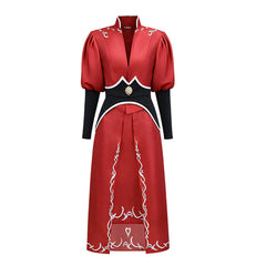 Avatar: The Last Airbender Live-action (2026) Azula Red Set Outfits Cosplay Costume