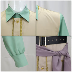 Backrooms (2026) Captaion Clark Green Pirate Set Outfits Cosplay Costume