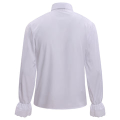 Beauty And The Beast Prince Adam Jabot Collar Shirt Outfits Medieval Cosplay Costume