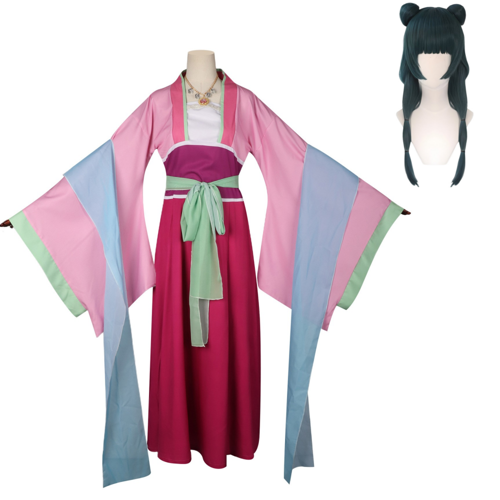 Anime The Apothecary Diaries / Kusuriya no Hitorigoto Maomao Pink Set Outfits Cosplay Costume Suit