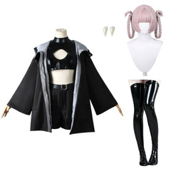 Call Of The Night 2 (2025) Nanakusa Nazuna Black Jacket Set Outfits Cosplay Costume