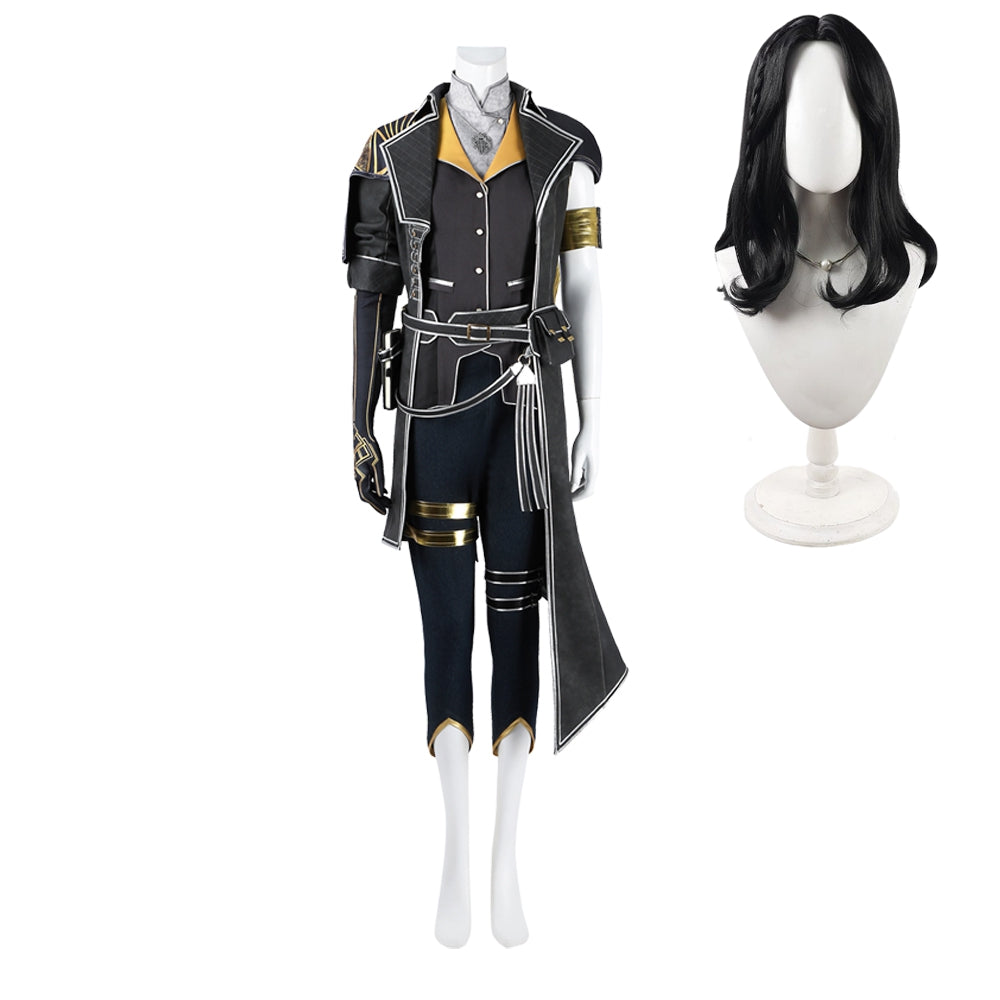 Clair Obscur: Expedition 33 (2025) Lune Black Deluxe Set Outfits Cosplay Costume
