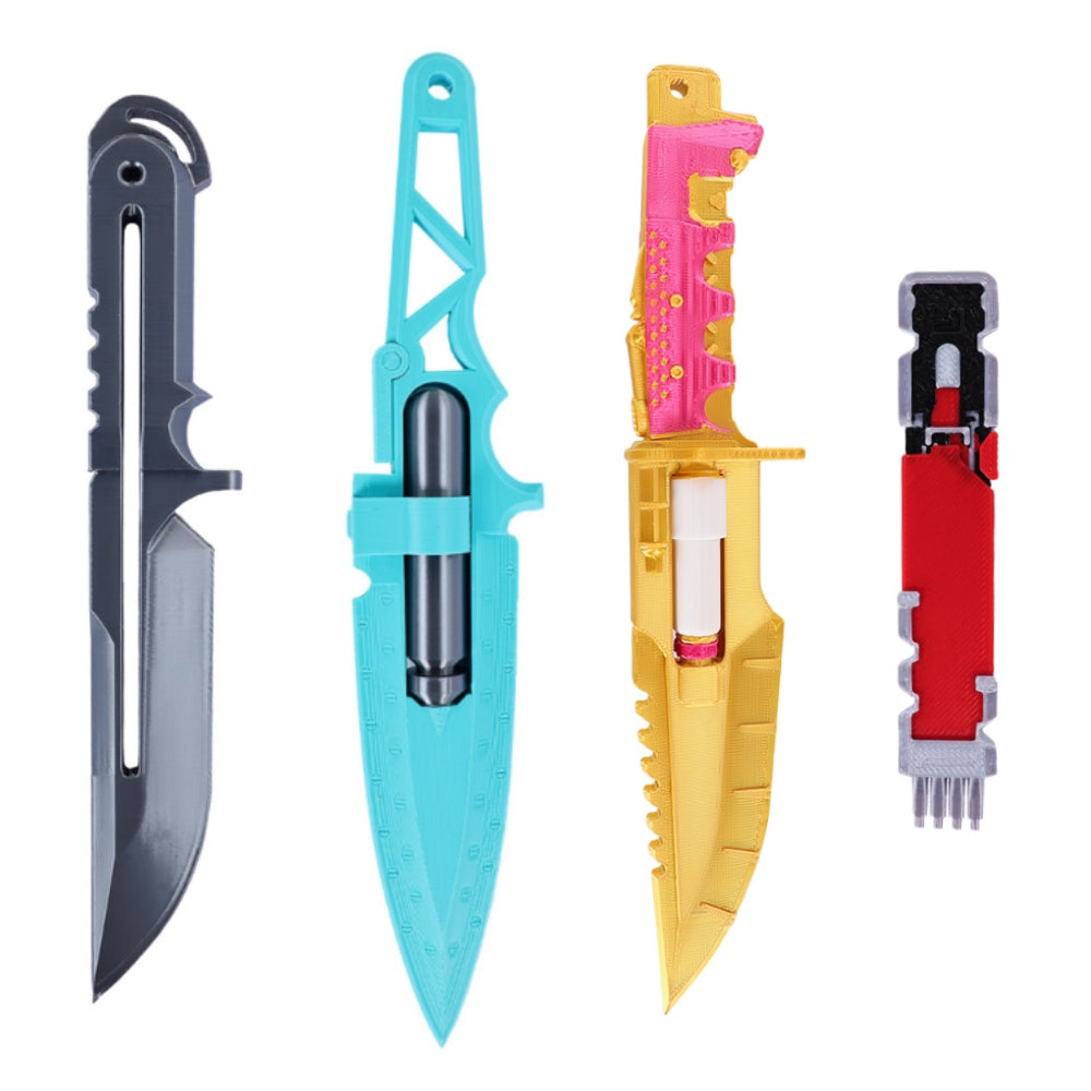 Cyberpunk 2077 V Weapon Stinger Blue Fang Headhunter Knife NetWatch Netdriver Mk.5 Cosplay Accessories Props