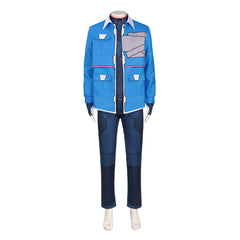 Cyberpunk: Edgerunners 2 (2026) D Blue Jacket Jumpsuit Set Outfits Cosplay Costume