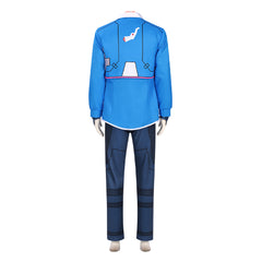 Cyberpunk: Edgerunners 2 (2026) D Blue Jacket Jumpsuit Set Outfits Cosplay Costume