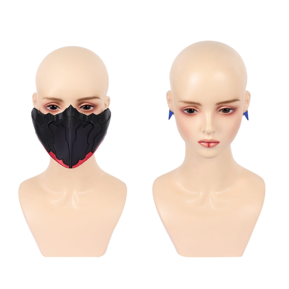 Cyberpunk: Edgerunners 2 (2026) Talia Yang Mask Earrings Cosplay Accessories Props