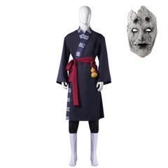 Wukong (2024) Mi Dao Ren Black Robe Outfit Cosplay Costume Halloween Carnival Suit