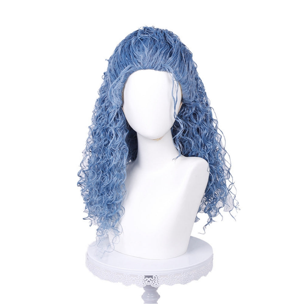 Descendants: Wicked Wonderland (2026) Chloe Blue Wig Cosplay Accessories Halloween Props