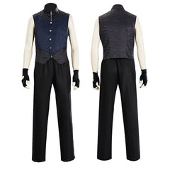 Devil May Cry (2025) Vergil Black Coat Set Outfits Cosplay Costume