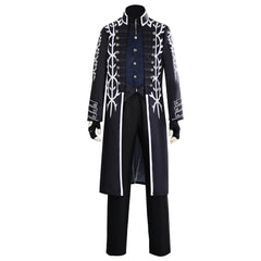 Devil May Cry (2025) Vergil Black Coat Set Outfits Cosplay Costume