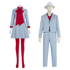 Die With A Smile Lady Gaga Bruno Mars Blue Stage Outfits Cosplay Costume Halloween Carnival Suit