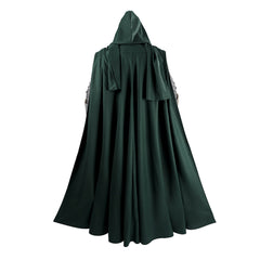 Doctor Doom Green Silver Deluxe Set Outfits Cosplay Costume Halloween Suit