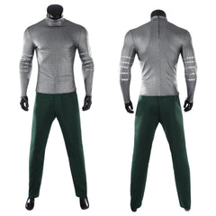 Doctor Doom Green Silver Deluxe Set Outfits Cosplay Costume Halloween Suit