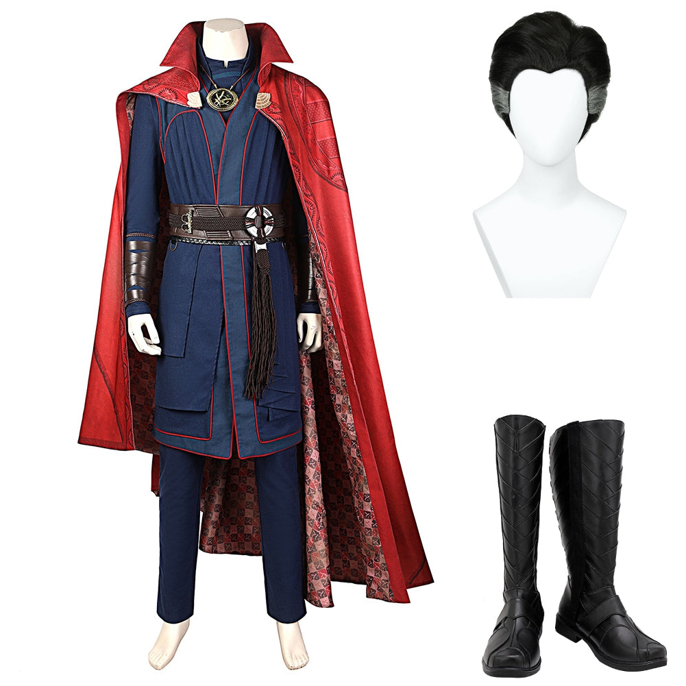 Doctor Strange in the Multiverse of Madness Stephen Strange Deluxe Outfits Cosplay Costume Halloween Carnival Suit