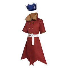 Dr. Stone Science Future (2026) Ryusui Nanami Red Coat Set Outfits Cosplay Costume
