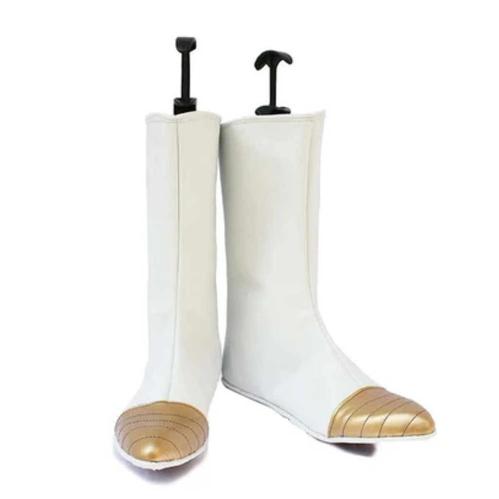 Anime Dragon Ball Vegeta IV White Shoes Boots Cosplay Accessories Halloween Carnival Props